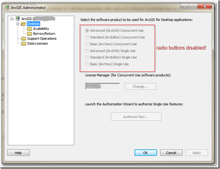 Switch ArcGIS License Levels on demand « Yukon GIS